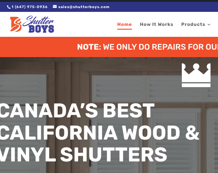 Shutter Boys Best California Wood Vinyl Shutters Toronto